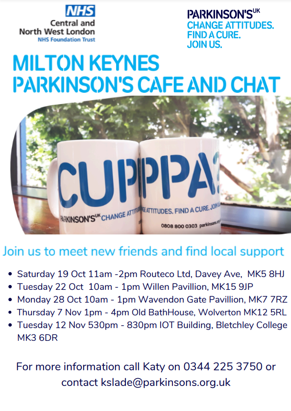 Milton Keynes Parkinson's Cafe and Chat